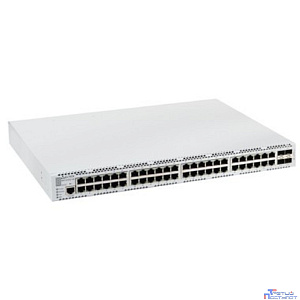 ELTEX MES3300-48 Ethernet-коммутатор 48 портов 10/100/1000BASE-T (RJ-45), 4 порта 10GBASE-R/1000BASE-X (SFP+/SFP), L3, 2 слота для модулей питания