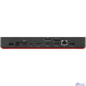 Lenovo [40B00135EU] ThinkPad Universal Thunderbolt 4 Dock USB-C Dock (2x DP, 1x HDMI, 4x USB A 3.1 Gen 1, 1x USB Type-C, 1x RJ-45, 1x Combo Audio Jack 3.5mm/Thunderbolt 4 Power/Up to 4 ext