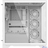 XPG INVADER X WHITE (INVADERXMT-WHCWW) Mid-Tower Gaming ATX PC Case with Panoramic View, Tempered Glass Panels, and RGB Lighting Black