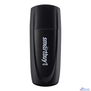 Smartbuy USB Drive 4GB Scout Black (SB004GB2SCK)