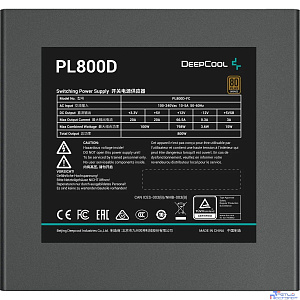 Блок питания 800W Deepcool PL800D (R-PLPL800D-FC0B-EU-v2)