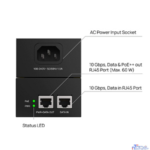 TP-Link POE370S 10 Гбит/с Omada Инжектор PoE++