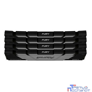 Kingston 128GB 3200MT/s DDR4 CL16DIMM (Kit of4) FURY Renegade Black KF432C16RB2K4/128
