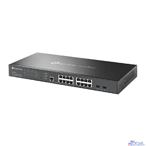 TP-Link SG3218XP-M2 Управляемый коммутатор Omada уровня 2+ с 16 портами 2,5 Гбит/с (8 портов PoE+) и 2 портами SFP+
