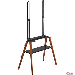 Подставка для телевизора Cactus CS-ST3645BKWN черный/орех 43"-65" макс.40кг напольный