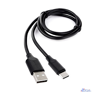 Cablexpert Кабель USB2.0 AM/Type-C, 3А, QC3.0, Mobile2, 1м, черный, коробка (CCB-USB2-AMCMO2-1MB)