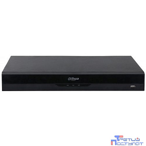 DAHUA DHI-NVR2208-8P-I2 8-канальный IP-видеорегистратор с PoE, 4K, H.265+, видеоаналитика, входящий поток до 144Мбит/с, 2 SATA III до 10Тбайт