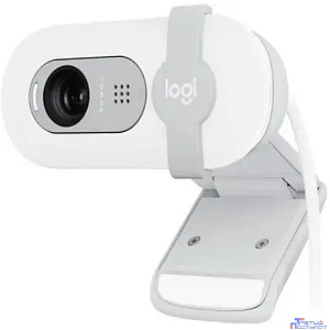 Камера Web Logitech HD Webcam Brio 100 Full белый 2Mpix (1920x1080) USB Type-C с микрофоном (960-001618)