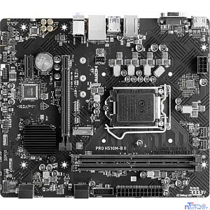 MSI PRO H510M-B II { S1200, Intel®H470, 2xDDR4-2933 HDMI+VGA, 1xPCI-Ex16, 1xPCI-Ex1, 4xSATA3, 1xM.2, 8 Ch Audio, GLan, (4+4)xUSB2.0, (2+2)xUSB3.2, 1xPS/2"}