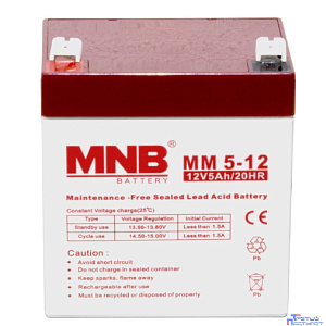 MNB Battery MNB MM 5-12 (12V/5Ah) F2 {УТ-00003090}