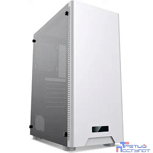 Корпус  Formula CL-3301W  TG белый  , без БП, ATX   1x120 2xUSB2.0 1xUSB3.0 audio bott PSU