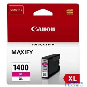 Canon PGI-1400XL M Картридж струйный для MAXIFY МВ2040 и МВ2340, пурпурный, 900 стр.
