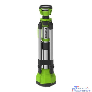 Greenworks Мачта  светодиодная осветительная 2-в-1 аккумуляторная, 24V, (без АКБ и ЗУ) [3401107]