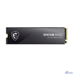 Твердотельный накопитель SSD MSI M.2 2280 1TB SPATIUM M560 Client SSD S78-440L0F0-P83, PCIe Gen5x4 with NVMe