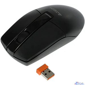 Мышь A4Tech G3-330NS черный оптическая (1200dpi) silent беспроводная USB (3but)