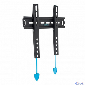Kromax VEGA-13 new black,  Кр. стал. наст. для TV 15"-42", max 35 кг, 0 ст св., от ст. 15 мм, max VESA 200x200 мм.