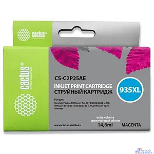 Cactus C2P25AE Картридж №935XL для HP DJ Pro 6230/6830 пурпурный