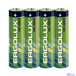 Ergolux R 03 SR4 (R03SR4, батарейка,1.5В) (4 шт. в уп-ке)