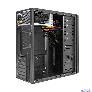 Exegate EX299384RUS Корпус Miditower ExeGate XP-402U2-UNS500 (ATX, БП UNS500 с вент. 12см, 1*USB+2*USB3.0, аудио, черный)
