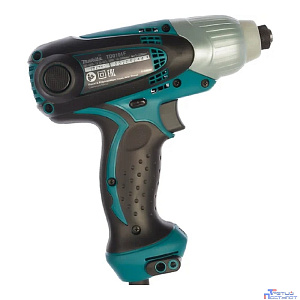 Makita TD0101F Шуруповерт ударный [TD0101F] {230Вт,0-3200у\м,6-ти гран 6.35,100Нм,0.99кг,кор,M4-M14,бита Philips,подсветка}