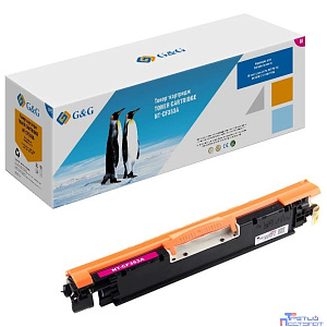 Тонер-картридж G&G,GG-CF353A  аналог HP CF353A/130A красный 1k с чипом