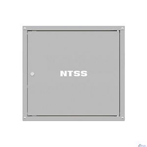 NTSS Шкаф настенный телекоммуникационный NTSS LIME 18U 550х450х900мм, 2 профиля 19, дверь сплошная металл, боковые стенки несъемные, разобранный, серый RAL 7035 NTSS-WL18U5545FD