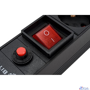 5bites PDU819A-07 Блок розеток  8S / AL / SWITCH / 1U / 19"