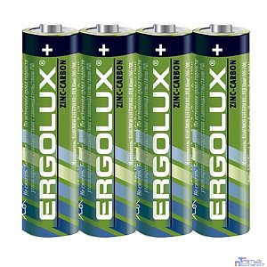 Ergolux R 6   SR4 (R6SR4 батарейка,1.5В) (4 шт. в уп-ке)
