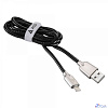 Кабели USB ACD USB кабель ACD-Allure Lightning ; USB-A Кожа, 1м, черный (ACD-U926-P5B)