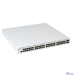 ELTEX MES2448P Ethernet-коммутатор 48 портов 10/100/1000BASE-T (PoE/PoE+), 4 порта 1000BASE-X/10GBASE-R, L3, 2 слота для модулей питания