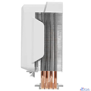 Устройство охлаждения(кулер) Aerocool Cylon 4F Wh ARGB PWM 4P Soc-AM5/AM4/1151/1200/2066/1700 4-pin 14-26dB Al+Cu 145W 550gr LED RTL