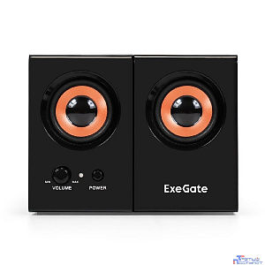 ExeGate Maestro SPS-605 (Активная, питание 220В, 2х3Вт, 30-18000Гц, цвет черный, дерево, разъем для наушников, Color Box)