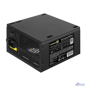 Exegate EX282044RUS Блок питания 600W Exegate 600PPH-LT,  80+, RTL, ATX, black, APFC, 12cm, 24p, (4+4)p, 5*SATA, 3*IDE