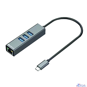 ORIGO OU330N/A1A Сетевой адаптер USB-C/Gigabit Ethernet с 3 портами USB 3.0