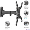 Kromax CORBEL-4 черный 15"-42" макс.25кг настенный поворот и наклон