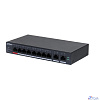 DAHUA DH-CS4010-8GT-110 8-портовый гигабитный PoE коммутатор управляемый 8 RJ45 10/100/1000Мбит/с (PoE/PoE+/Hi-PoE), 2 RJ45 10/100/1000Мбит/с (uplink) до 60Вт