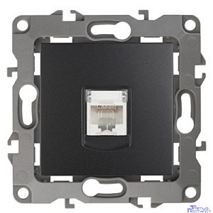 Эра Б0014727 12-3107-05 Розетка информационная RJ45, Эра12, антрацит