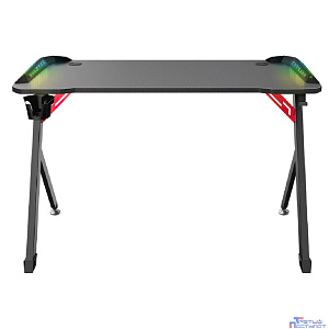 Игровой компьютерный стол Spirit RGB,подвес круж+гарн.,черн,120 DEFENDER (64389)