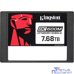 Kingston SSD DC600M, 7680GB, 2.5" 7mm, SATA3, 3D TLC, SEDC600M/7680G