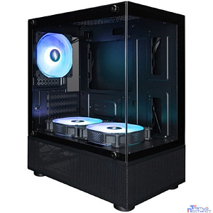 1STPLAYER MIKU Mi2-A ARGB Black / mATX / 3x120mm ARGB fans / Mi2-A-BK-2FC7R-1FC7