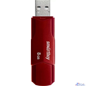 Smartbuy USB Drive 8GB CLUE Burgundy (SB8GBCLU-BG) UFD 2.0