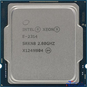 Процессор/ CPU LGA1200 Intel Xeon E-2314 (Rocket Lake, 4C/4T, 2.8/4.5GHz, 8MB, 65W) OEM