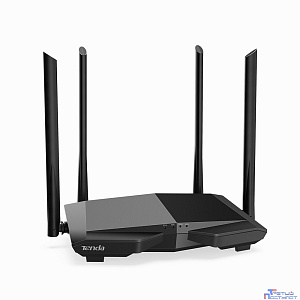 TENDA AC6 Wi-Fi маршрутизатор  двухдиапазонный стандарта AC1200, 4 внешние антенны 6dBi, 1-port 10/100Mbps WAN, 3-ports 10/100Mbps LAN