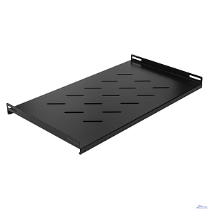 NEOMAX Полка 19"1U, для настенного шкафа 600*450; глубина полки 280мм, ширина 500мм;  цвет черный (NM-SHF-1U45-101-BK)
