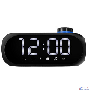 Exegate EX294946RUS BT-колонка-часы ExeGate Yo 520 (3Вт, 80-20000Гц, Bluetooth, Li-Ion, 1200mAh, FM 87.5MHz-108MHz, поддержка TF/microSD-card, 3,5mm audio jack