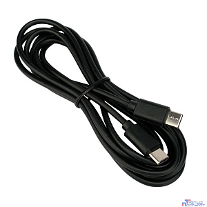 Гарнизон Кабель USB2.0 Type-C/Type-C, 3А, 60Вт, PD/QC3.0, медь, 1.8м, черный, пакет (GCC-USB2-CMCM-6)