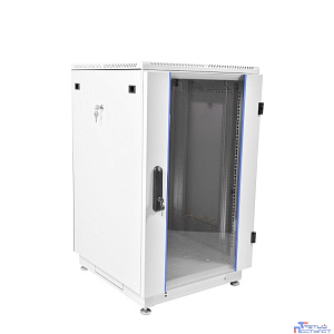 ЦМО Шкаф телекоммуникационный напольный 22U (600x600) дверь стекло (ШТК-M-22.6.6-1AAA) (2 коробки)