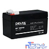 Delta DT 12012 (1.2 А\ч, 12В) свинцово- кислотный аккумулятор