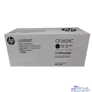 HP Картридж CF360XC 508X черный (12500стр.) для HP CLJ M552/M553 (белая коробка)