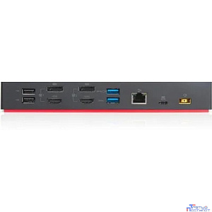 Lenovo [40AF0135CN] ThinkPad Hybrid USB-C With USB-A Dock (1xEthernet(RJ-45),2xDP,2x HDMI,1xUSB-C( Data,5V/3A power),3xUSB3.1G2(10Gbps,1always-on),2xUSB2.0,1x3.5mmStereo/MicCP,Monitors:2,IP135W/OP95W)
